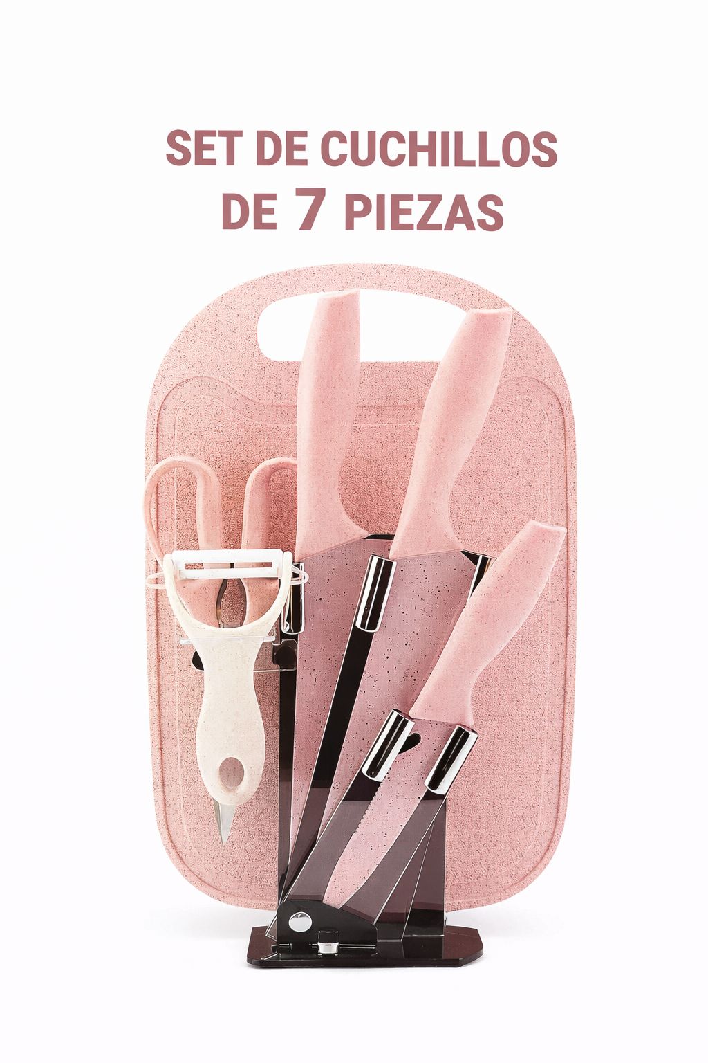 SET DE CUCHILLOS EN MÁRMOL